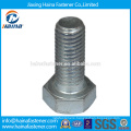 DIN933 High Quality 4.8Gr 8.8Gr Zinc plated hex bolt